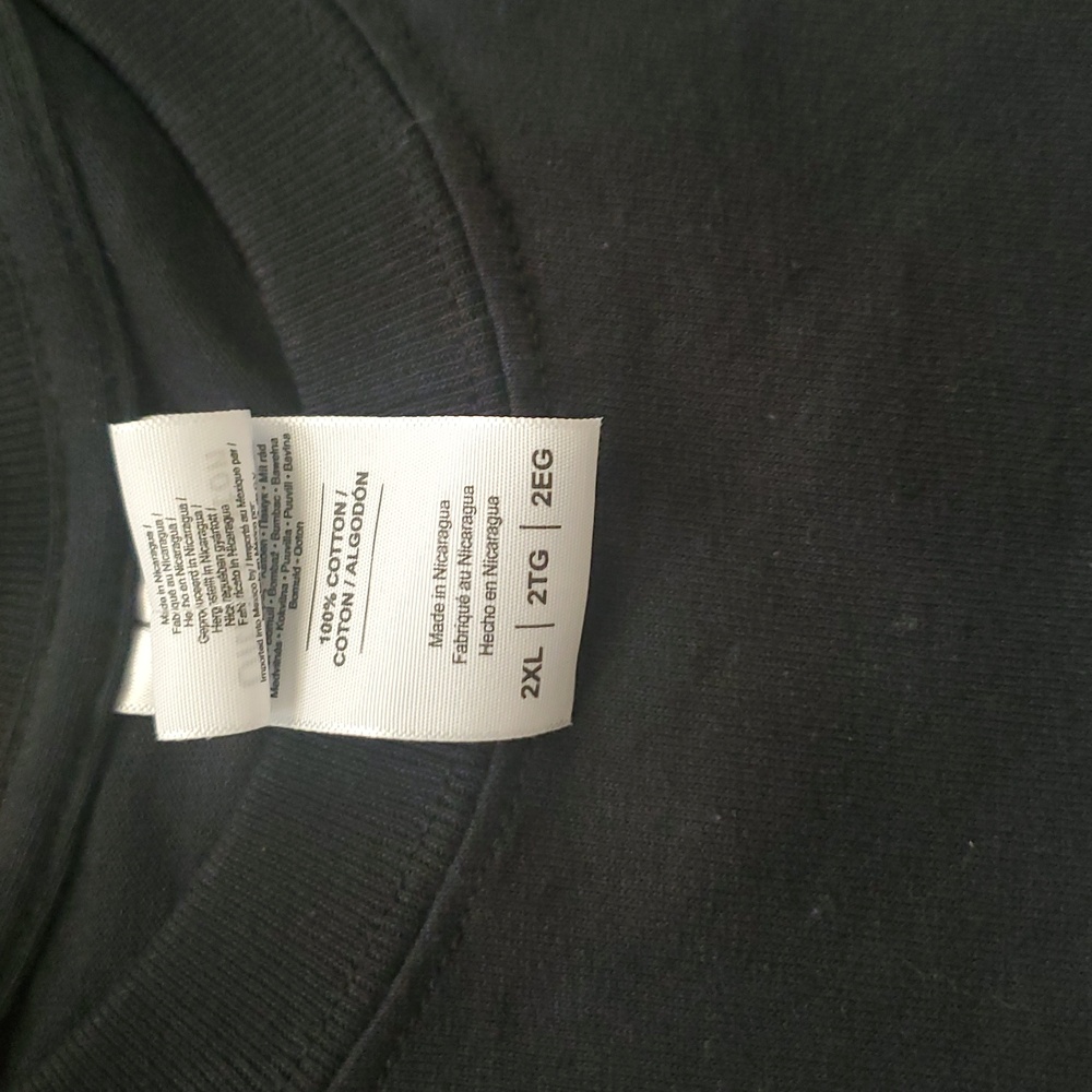 NWOT - Size 2X - Black W/white Graphic T-Shirt. - Picture 3 of 5